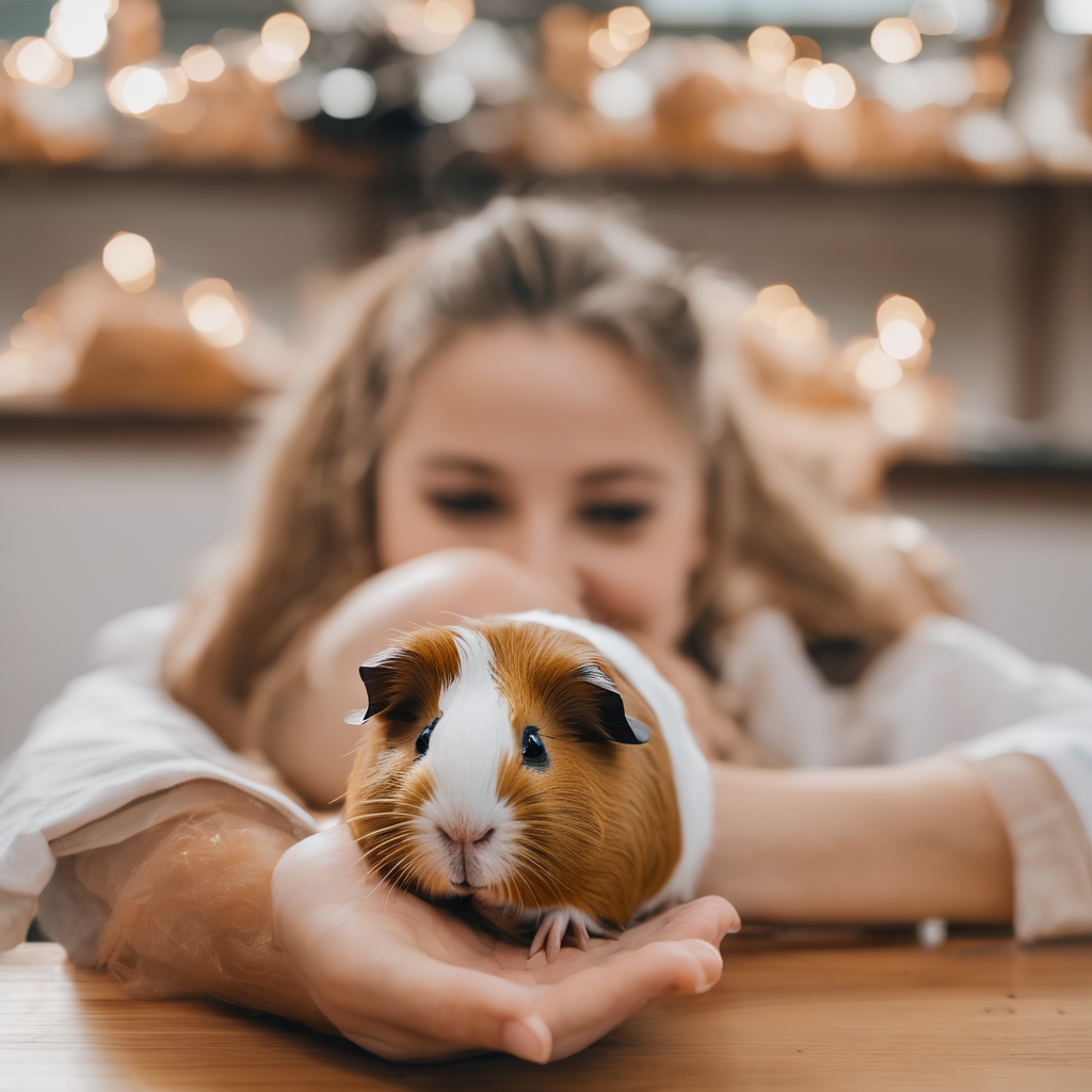 Genießendes Meerschweinchen