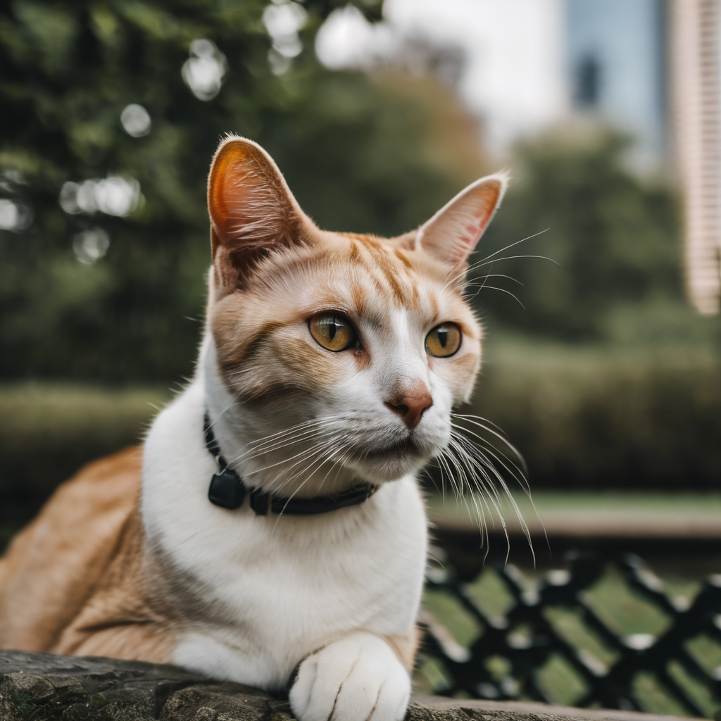 Katze im Park