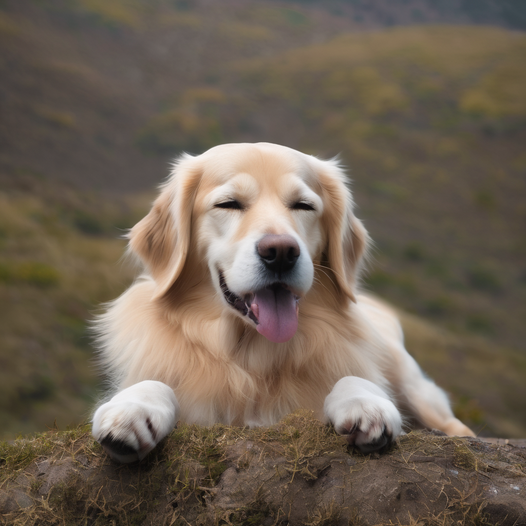 Träumender Hund