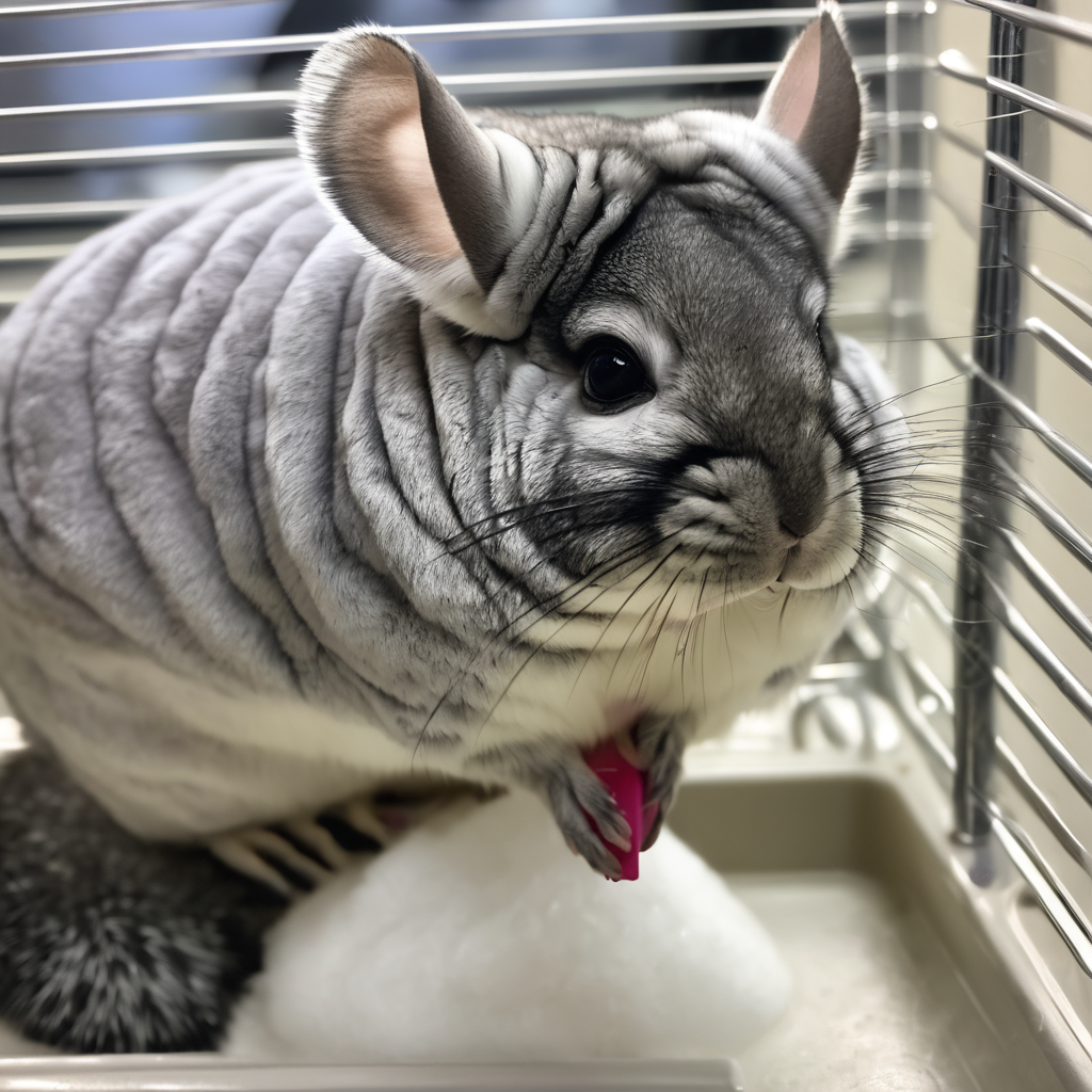 Chinchilla-Käfig reinigen